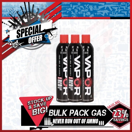 Bulk Pack Gas Green Gas Specna Arms Vapor Red Bulk Pack Gas Green Gas Specna Arms Vapor Red, Buy More and SAVE with our BULK DEALS